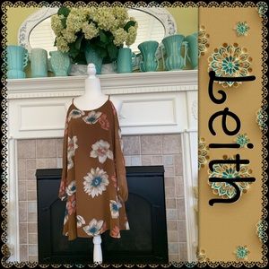 NWOT Leith coldshoulder dress, size S